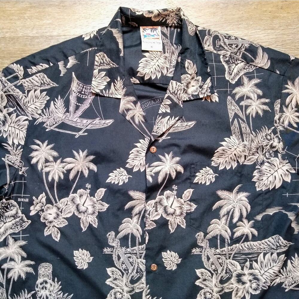 Vintage Hawaiian Togs Shirt Men’s Size XL Hawaii Island Short Sleeve Button Down